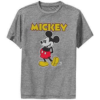 Disney's Mickey Mouse Boys 8-20 Vintage Pose Performance Tee