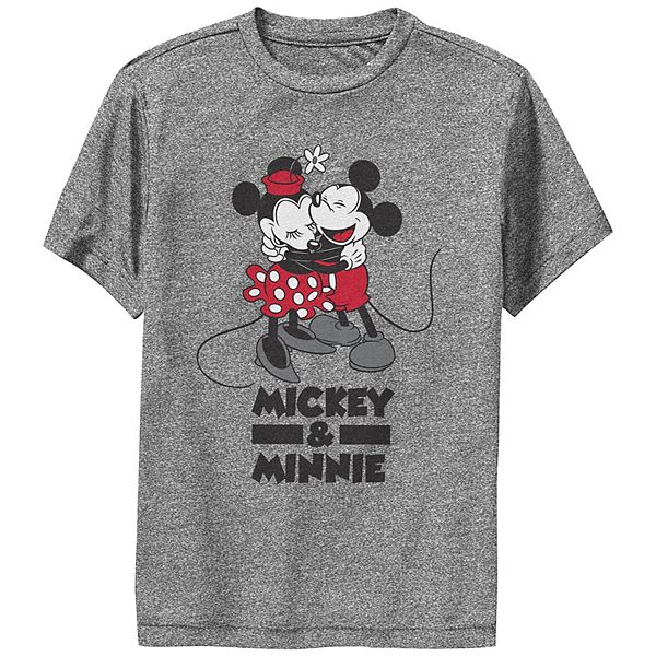 Disney's Mickey Mouse & Minnie Boys 8-20 Happy Hug Performance Tee