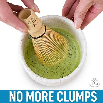 Zulay Kitchen Traditional Matcha Whisk & Spoon