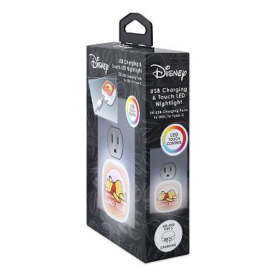 Disney's Winnie the Pooh Relax USB Charger & Touch LED Nightlight Set