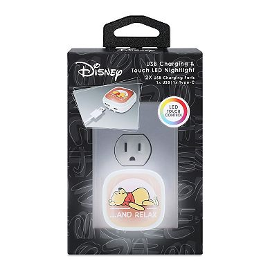 Disney's Winnie the Pooh Relax USB Charger & Touch LED Nightlight Set
