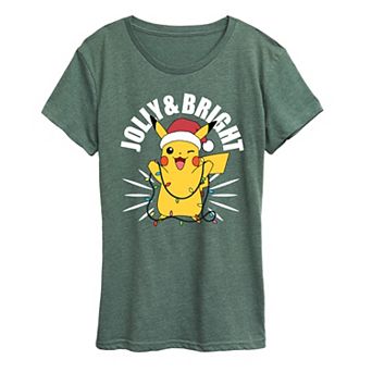 Women's Pokemon Merry And Bright Tee