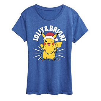 Women's Pokemon Merry And Bright Tee