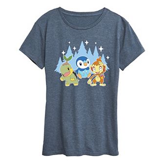Women's Pokemon Sinnoh Winter Group Graphic Tee