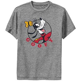 Disney's Goofy Boys 8-20 Happy Stamp Performance Tee