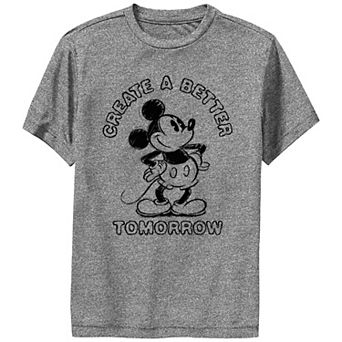 Disney's Mickey Mouse Boys 8-20 Create A Better Tomorrow Performance Tee