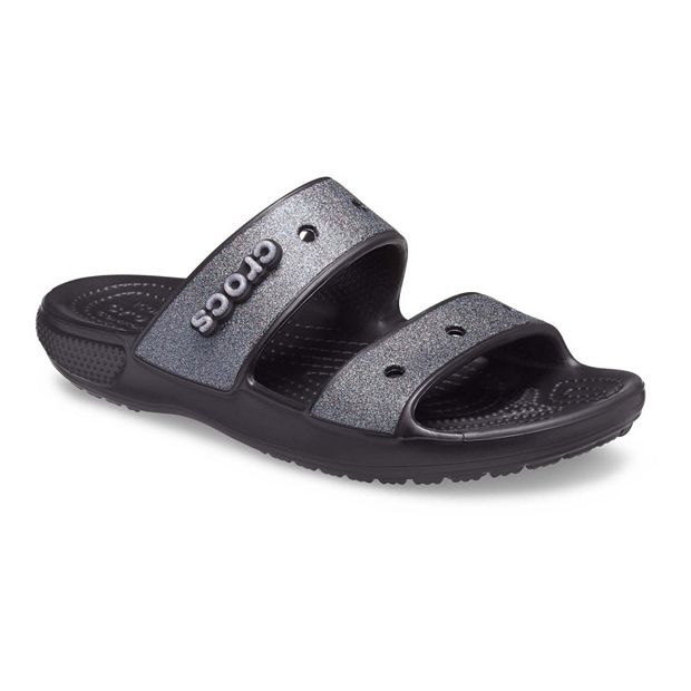 Crocs on sale black glitter