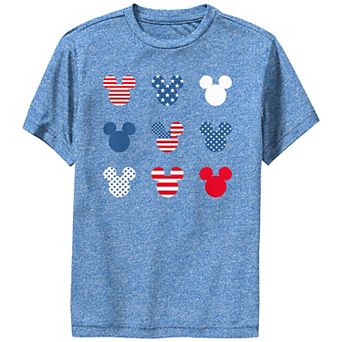 Disney's Mickey Mouse Boys 8-20 Americana Style Performance Tee