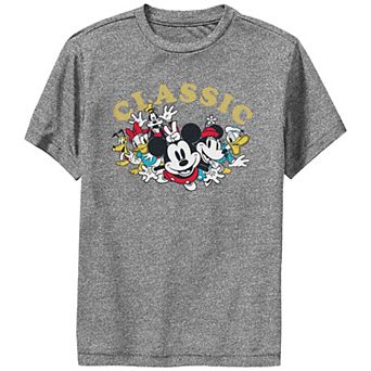 Disney's Mickey Mouse & Friends Boys 8-20 Classic Crew Performance Tee