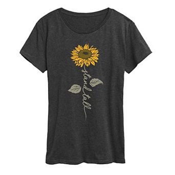 Women's Stand Tall Sunflower Graphic Tee
