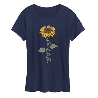 Women's Stand Tall Sunflower Graphic Tee