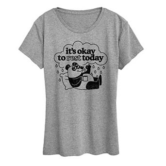 Women's It's Okay To Rest Today Graphic Tee