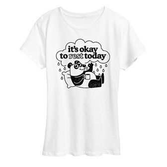 Women's It's Okay To Rest Today Graphic Tee