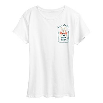 Disney's Winnie The Pooh Women's Dear Santa Graphic Tee