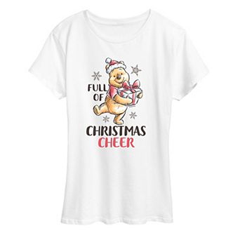 Disney's Winnie The Pooh Women's Christmas Cheer Graphic Tee