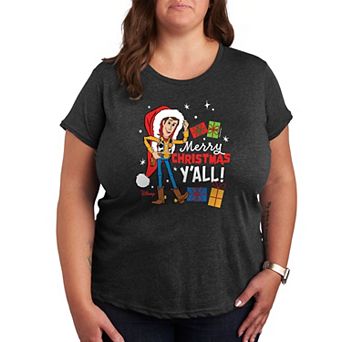 Disney / Pixar's Toy Story Woody Women's Christmas Graphic Tee