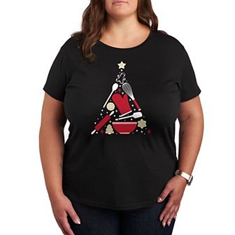 Plus Baking Christmas Tree Graphic Tee