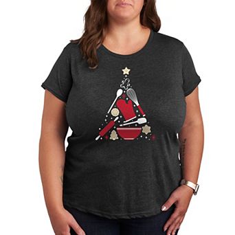 Plus Baking Christmas Tree Graphic Tee