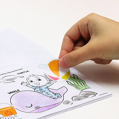 Tara Toy Cocomelon on the Go Activity Fun Coloring Book with Stickers