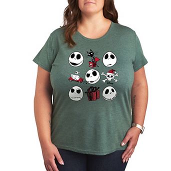 Disney's Nightmare Before Christmas Plus Grid Graphic Tee