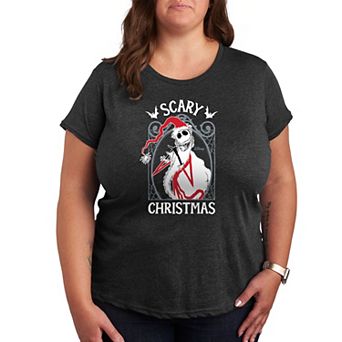 Disney's Nightmare Before Christmas Plus Scary Christmas Graphic Tee