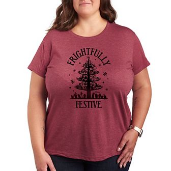 Disney's Nightmare Before Christmas Plus Frightfully Festive Graphic Tee