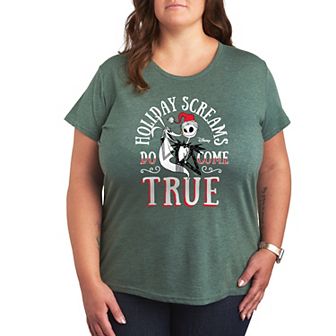 Disney's Nightmare Before Christmas Plus Screams Come True Graphic Tee