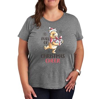 Disney's Winnie The Pooh Plus Christmas Cheer Graphic Tee
