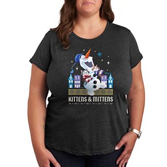 Disney's Frozen 2 Plus Kittens Mittens Graphic Tee