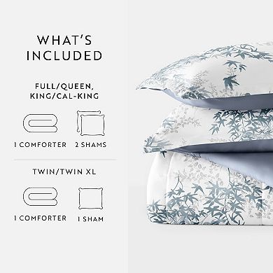 Lightweight Reversible Patterned Comforter Set - Urban Loft