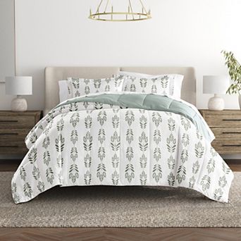 Lightweight Reversible Patterned Comforter Set - Urban Loft