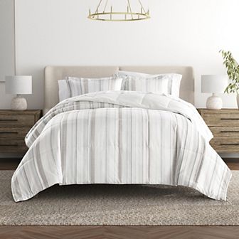Lightweight Reversible Patterned Comforter Set - Urban Loft