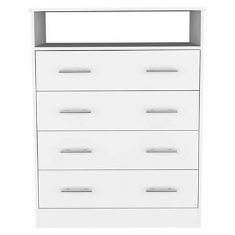 Lagos Four Drawer Dresser, One Shelf, Superior Top