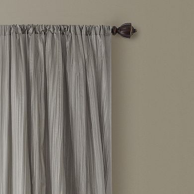 Elrene Home Fashions Athena Faux Silk Window Curtain and Scarf 3-Piece Set