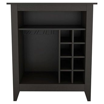Future Bar Cabinet, Six Built-in Wine Rack, One Open Drawer, One Open Shelf
