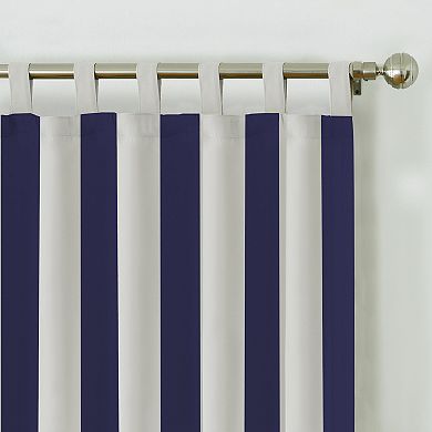 Elrene Home Fashions Highland Stripe Indoor/Outdoor Window Curtain