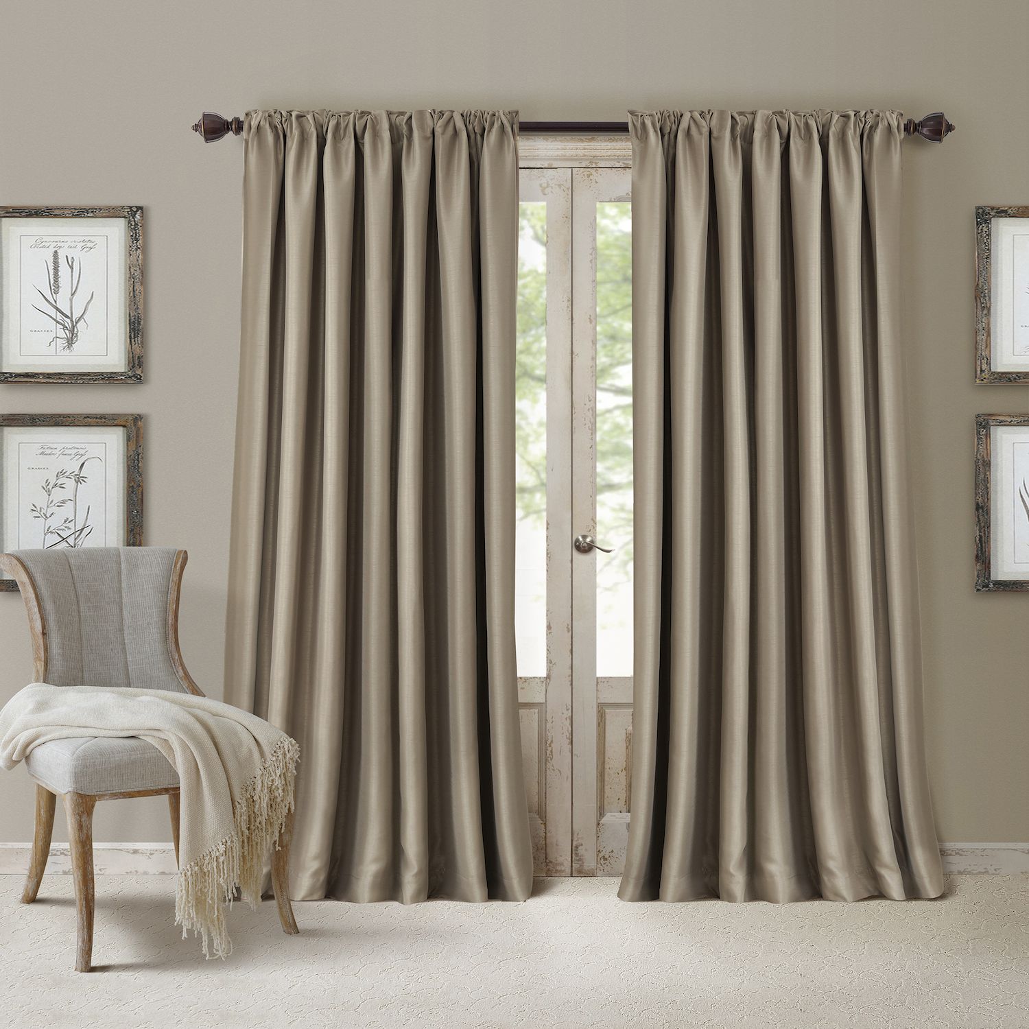 Elrene Home Fashions All Seasons Blackout Window Curtain