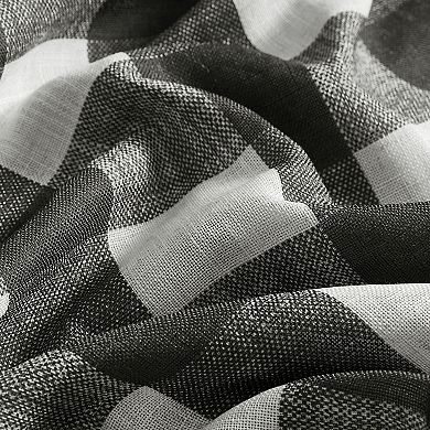 Threadmade Grainger Buffalo Check Blackout Window Curtain