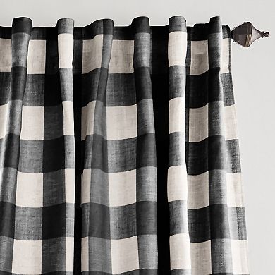 Elrene Home Fashions Grainger Buffalo Check Blackout Window Curtain