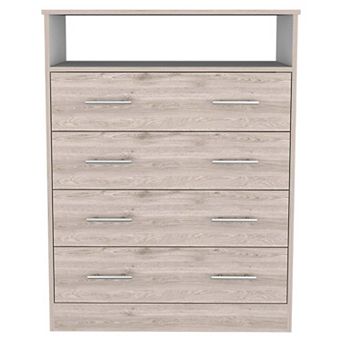 Lagos Four Drawer Dresser, One Shelf, Superior Top