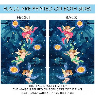 Three Angels Outdoor House Flag 40" x 28"