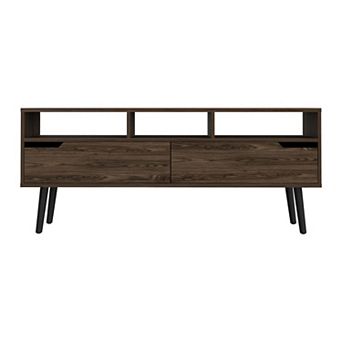 Hamburg TV Stand For TV´s up 60", Four Legs, Three Open Shelves