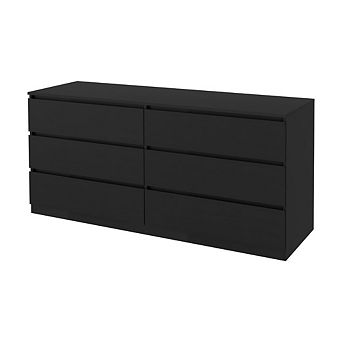 Seul Six Drawer Double Dresser, Superior Top