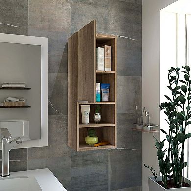 Milwaukee Medicine Cabinet, Two Shelves, Single Door Cabinet, Two Interior Shelves