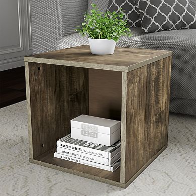 Lavish Home Stackable Cube End Table