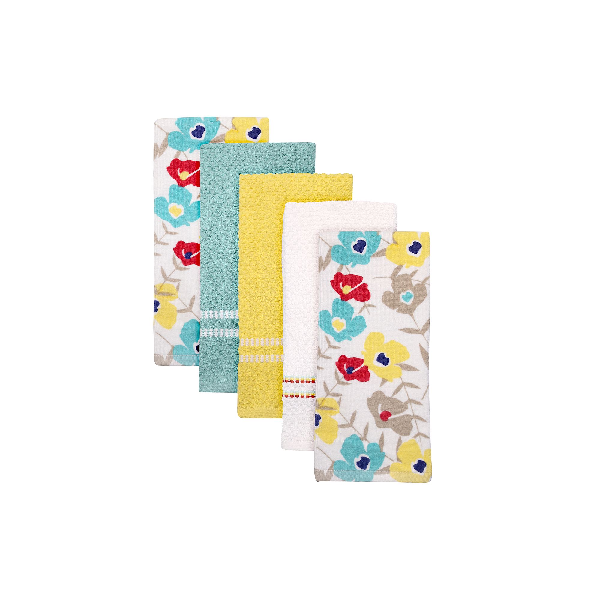 The Big One® Printed Terry Kitchen Towels 5-pk., Multi