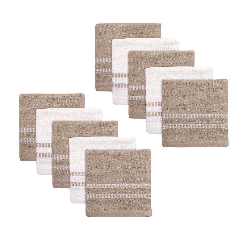 The Big One® 10-Piece Terry Kitchen Dishcloth Set, Beige