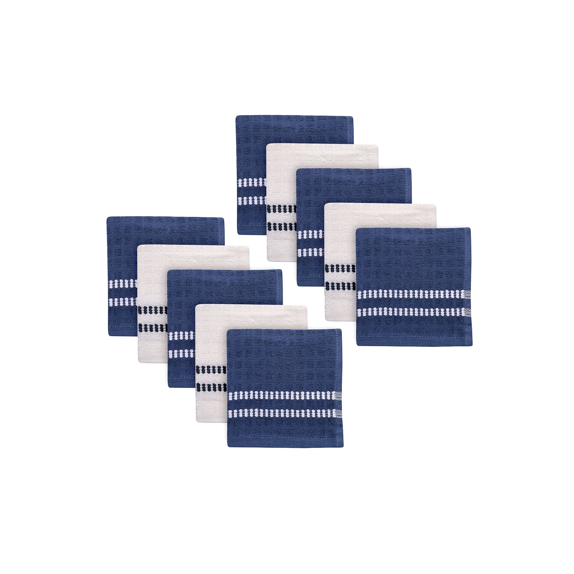 The Big One® 10-Piece Terry Kitchen Dishcloth Set, Ensign Blue