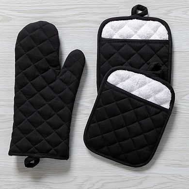 The Big One® 3-Piece Oven Mitt & Pot Holder Set