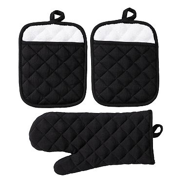 The Big One® 3-Piece Oven Mitt & Pot Holder Set